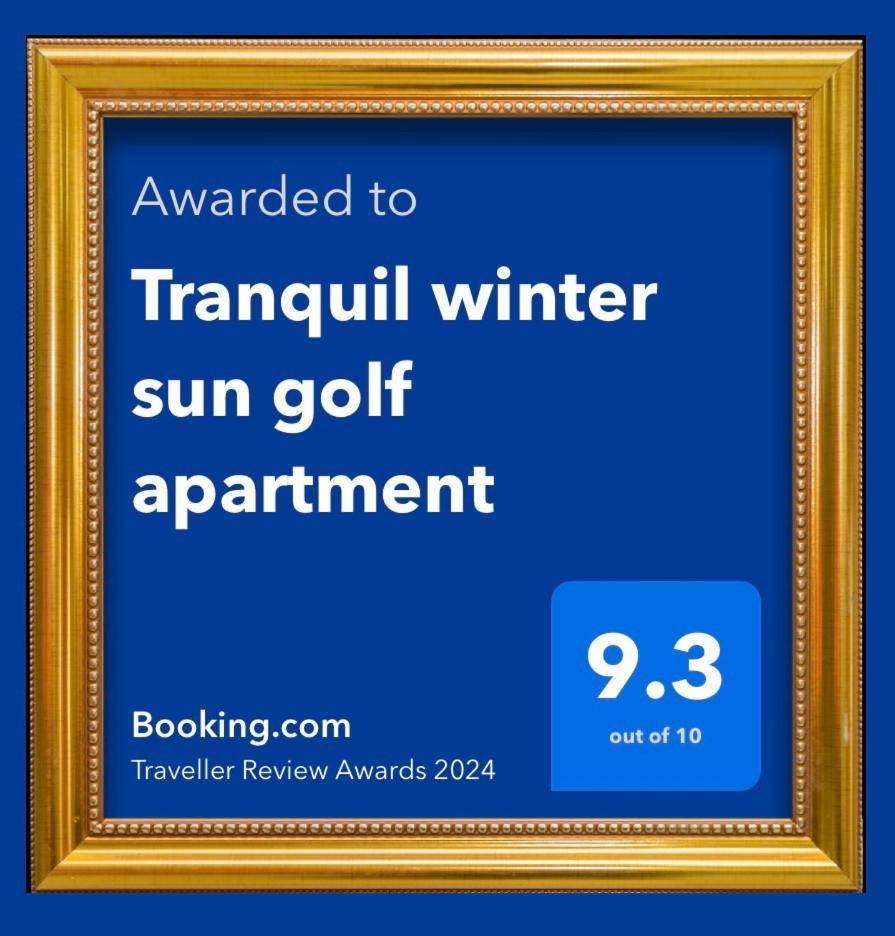 Tranquil Self Catering Golf Course Apartment Аликанте Экстерьер фото
